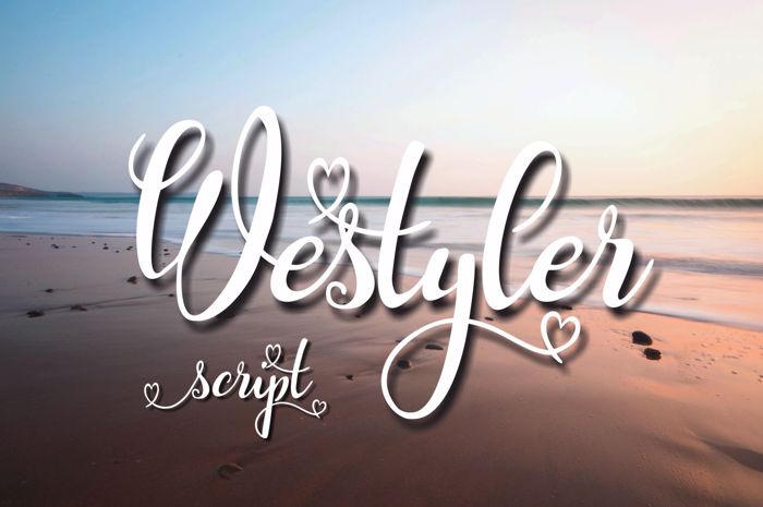 Westyler Font poster