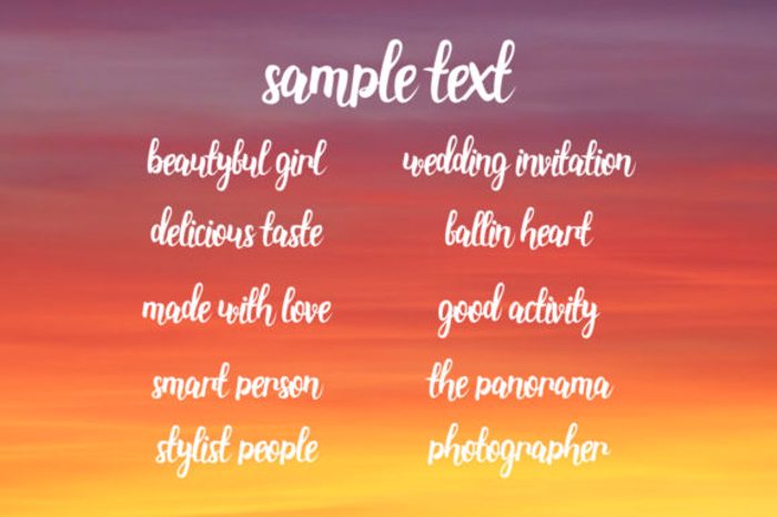 Stainella Script Font poster