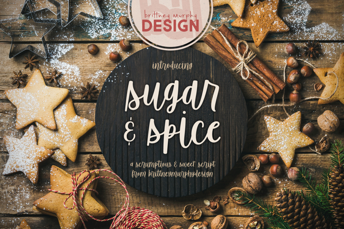 Sugar & Spice Font poster