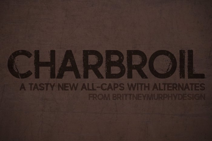 charbroil Font poster