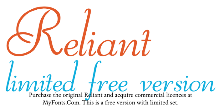 Reliant Limited Font