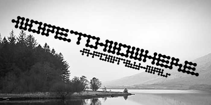 Node to Nowhere Font poster