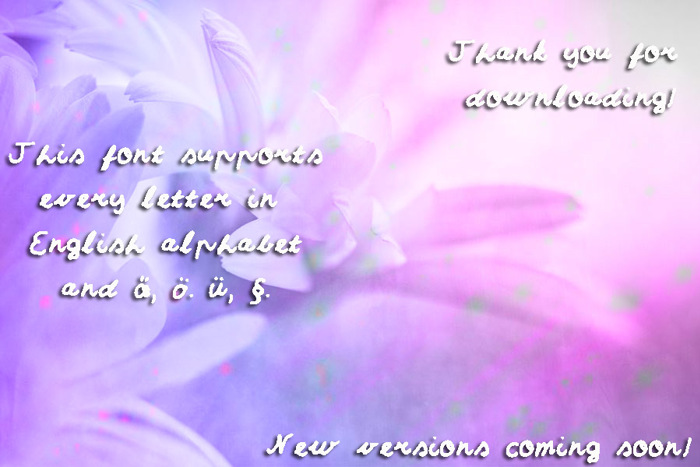 Sumirca_s_Handwriting Font poster