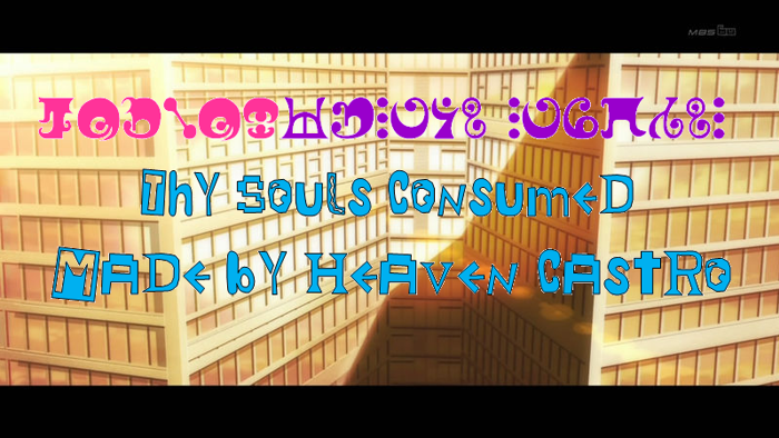 Thy Souls Consumed Font poster