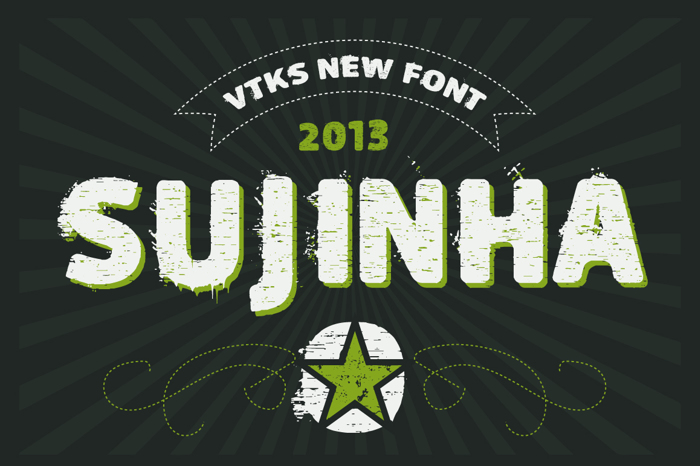 vtks sujinha Font poster