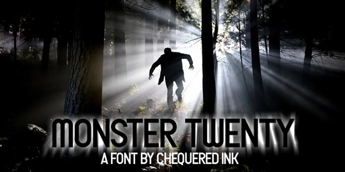 Monster Twenty Font