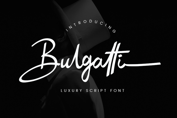 Bulgatti Font poster