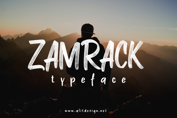 ZAMRACK Font poster