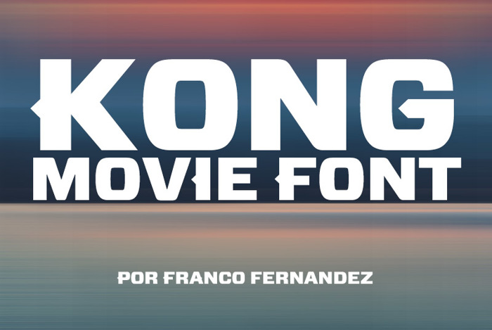 Kong Font poster