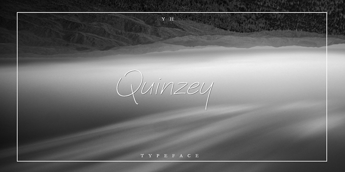 Quinzey Font poster