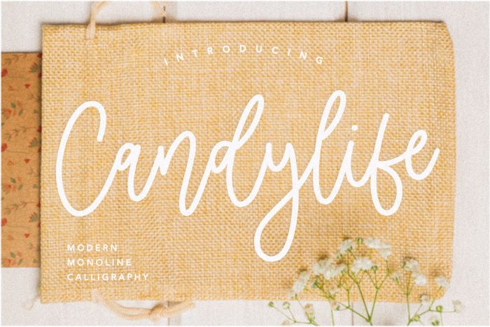 Candylife Font poster