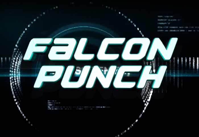 Falcon Punch Font poster
