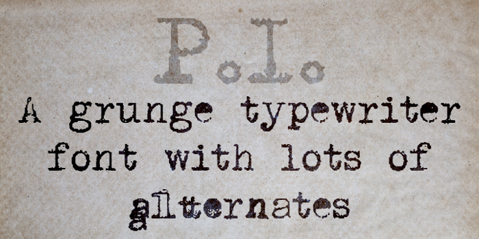DK P.I. Font poster