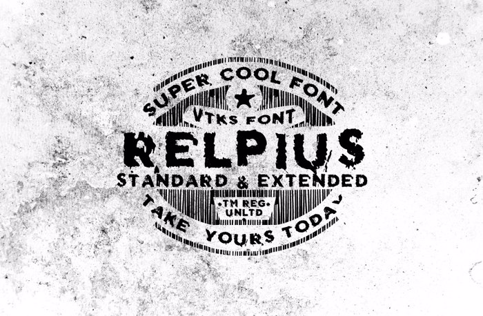 Vtks Relpius Font poster