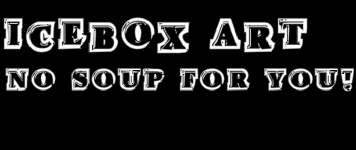 Icebox Art Font poster