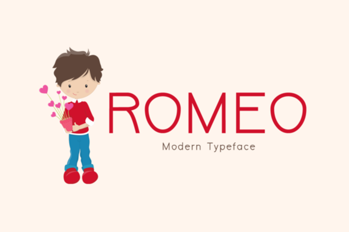 Romeo Font poster