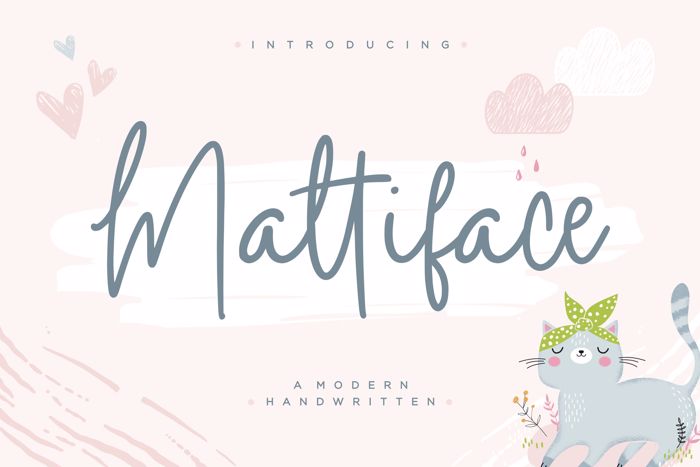 mattiface Font poster