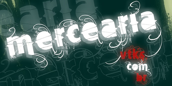 Vtks Mercearia Font poster