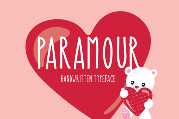 Paramour Font poster