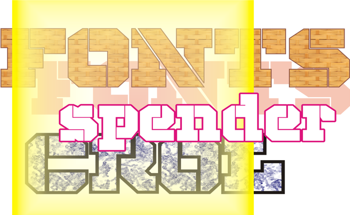 CHIP KNIP Font poster