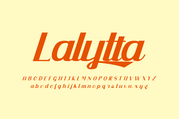 Lalytta Font poster