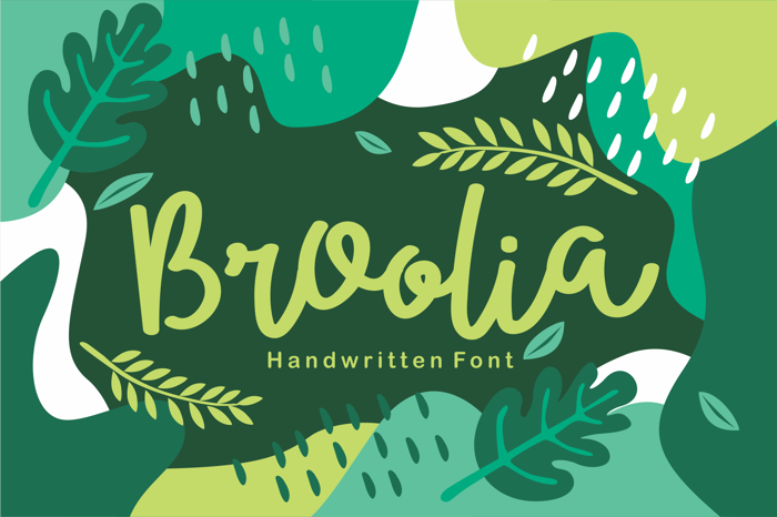 Broolia Font poster
