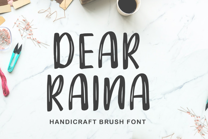 DEAR RAINA Font