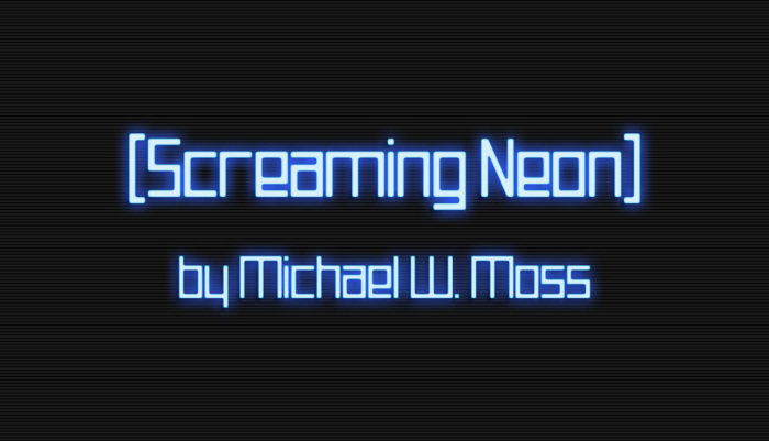 Screaming Neon Font poster