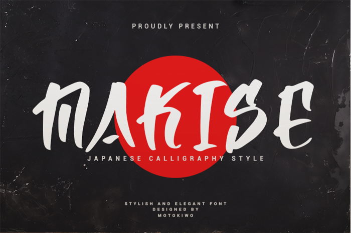 Makise Font poster