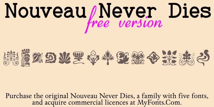 Nouveau Never Dies Free poster