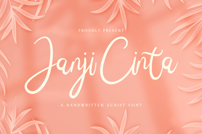 Janji Cinta Font poster