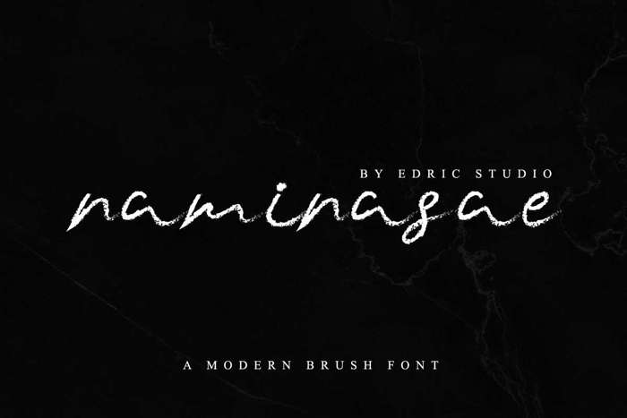 Naminasae Font poster