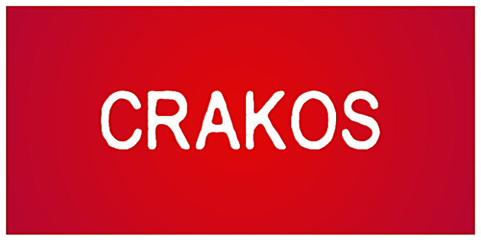 Crakos Font poster