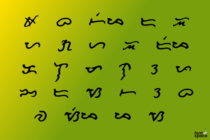 Bonida Font poster