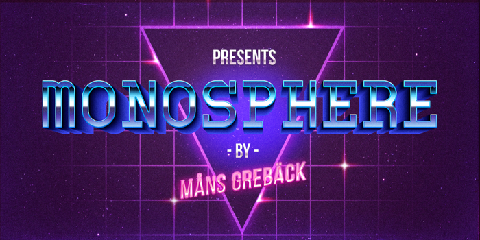 Monosphere Font poster