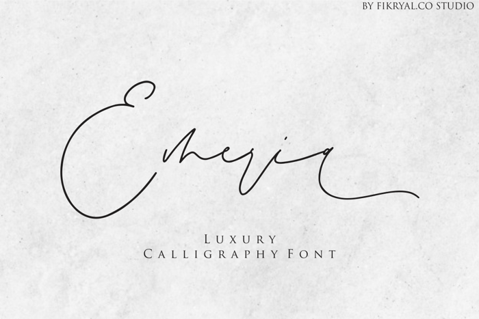 Emeria Font poster