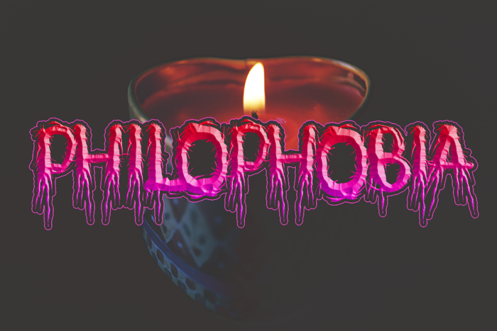 Philophobia Font poster