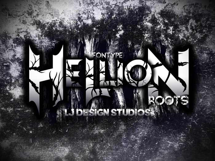 Hellion Font poster