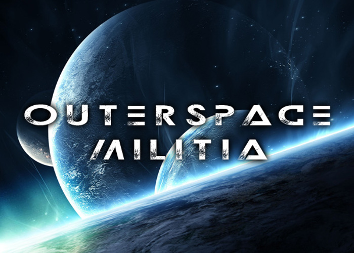 Outerspace Militia Font poster