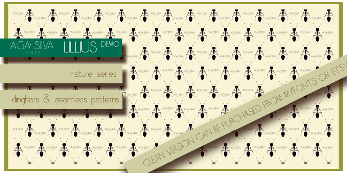 Lilius Font poster