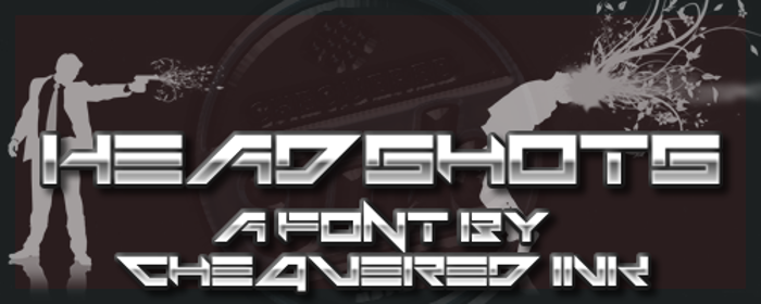 Headshots Font poster