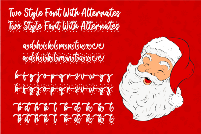 Christmas Present Font poster