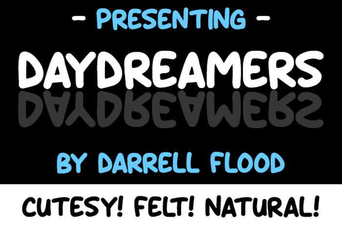 Daydreamers Font poster