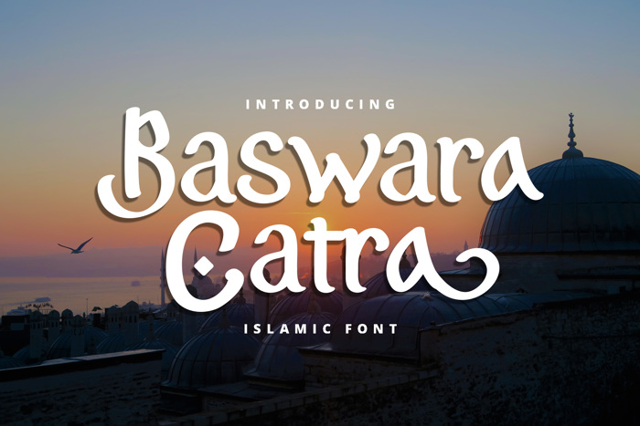 Baswara Catra Font poster