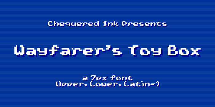 Wayfarer's Toy Box Font poster