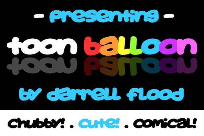Toon Balloon Font poster
