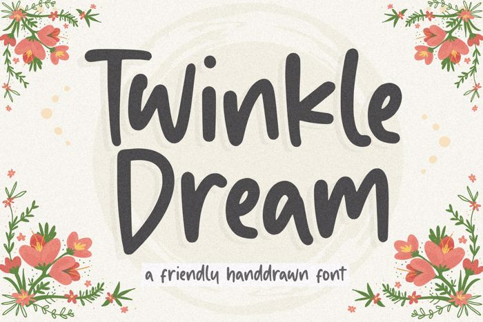 Twinkle Dream Font poster