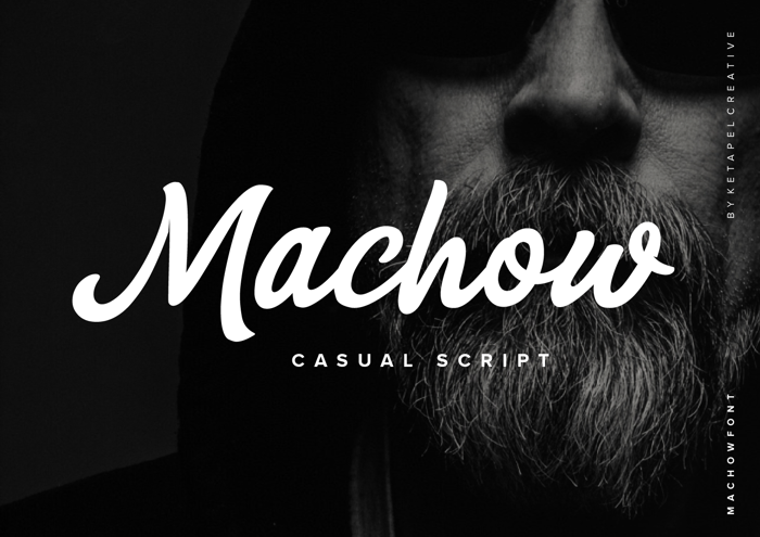 Machow Font poster