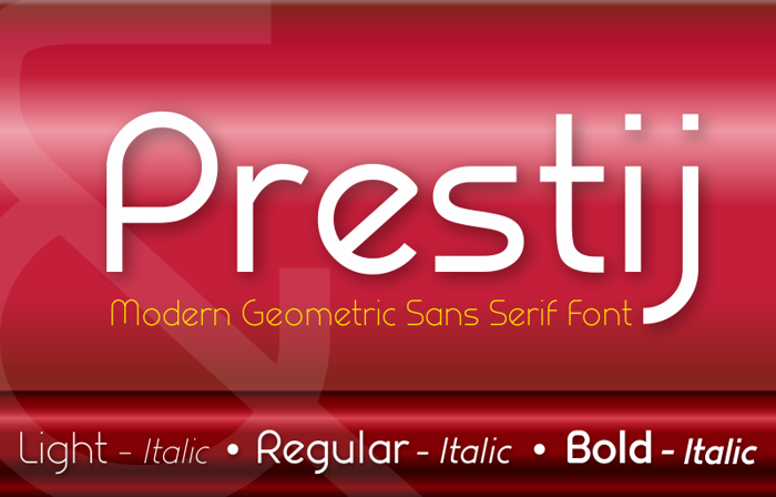 Prestij Demo Font poster