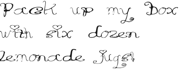 Riordon Fancy Font poster